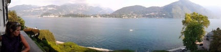 Lac de Come, vu de la villa Carlotta , Tremezzo