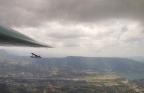 Les parachutistes en Pilatus viennent faire coucou