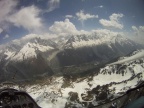 Chamonix, mer de glace, depuis les aiguilles rouges, direction ouest