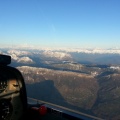 super vue sur les Alpes, à 2750 m