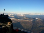 super vue sur les Alpes, à 2750 m