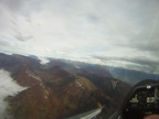 côté nord, le lac d'Annecy noyé sous les nuages