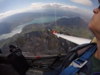 Lac d'Annecy en spirale avec un collègue sur les dents de Lanfond. 